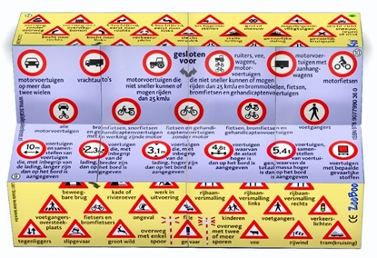 Afbeeldingen van ZooBooKoo kubusboek ZooBooKoo Verkeersborden