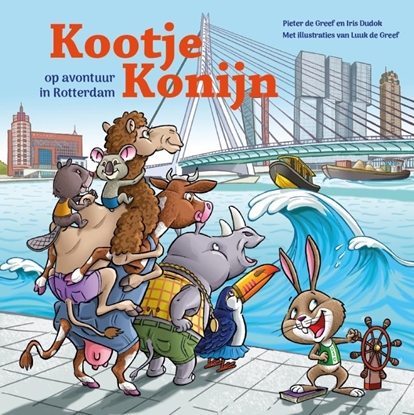 Afbeeldingen van Kootje Konijn op avontuur in Rotterdam