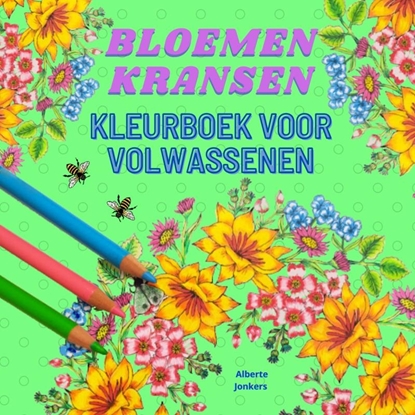 Afbeeldingen van Bloemenkransen kleurboek voor volwassenen