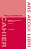 Afbeelding van Ars aequi cahiers privaatrecht Natrekking, vermenging en zaaksvorming