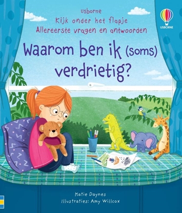 Afbeeldingen van Kijk onder het flapje - Allereerste vragen en antwoorden Waarom ben ik (soms) verdrietig?