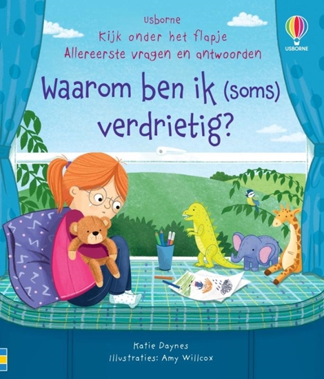 Afbeelding van Kijk onder het flapje - Allereerste vragen en antwoorden Waarom ben ik (soms) verdrietig?