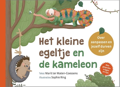Afbeeldingen van Het kleine egeltje en de kameleon
