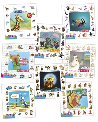 Afbeeldingen van Kleuters samenleesboeken Pakket 1 kleuters samenleesboeken (8 titels)