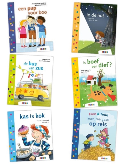 Afbeelding van Leren lezen AVI start Pakket Leren lezen AVI start 2 (6 titels)