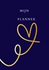 Afbeelding van Mijn Planner hart blauw/goud.