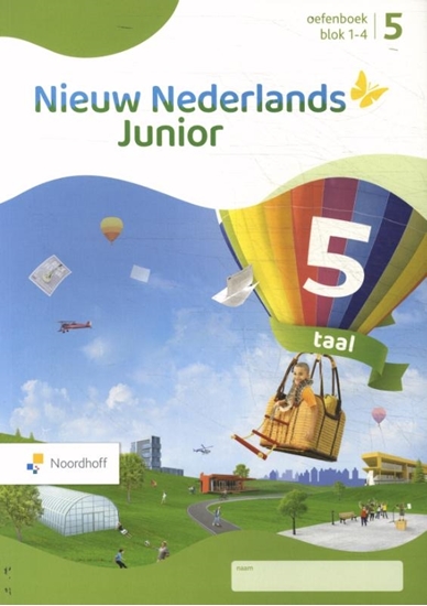 Afbeelding van Nieuw Nederlands Junior groep 5 blok 1-4 Taal Oefenboek