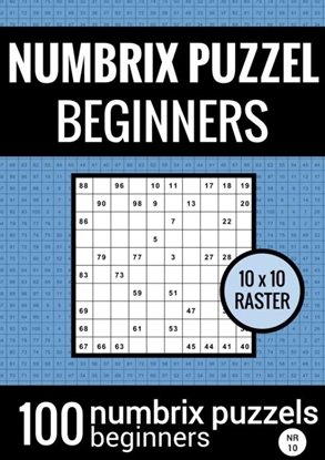 Afbeeldingen van Puzzelboek met 100 Numbrix Puzzels voor Beginners - NR.10 - Numbrix Puzzel Makkelijk
