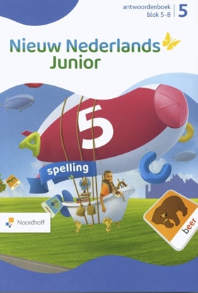 Afbeeldingen van Nieuw Nederlands Junior Spelling spelling 5 blok 5-8 antwoordenboek
