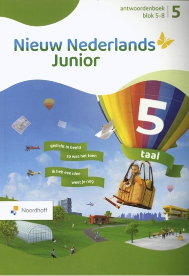 Afbeelding van Nieuw Nederlands Junior Taal antwoordenboek groep 5 blok 5-8 taal 5 blok 5-8 antwoordenboek