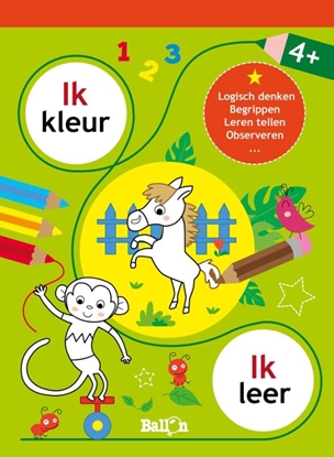 Afbeeldingen van Ik kleur ik leer Ik kleur ik leer 4+