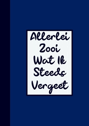 Afbeeldingen van Grappig Cadeau Man / Boekcadeau Collega - Wachtwoordenboekje - "Allerlei Zooi Wat Ik Steeds Vergeet"