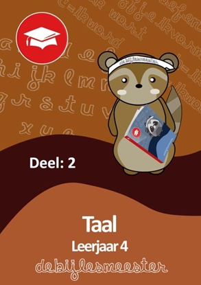 Afbeeldingen van Oefenboeken De Bijlesmeester Oefenboek Leerjaar 4 Taal - Deel 2