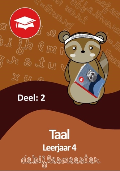 Afbeelding van Oefenboeken De Bijlesmeester Oefenboek Leerjaar 4 Taal - Deel 2