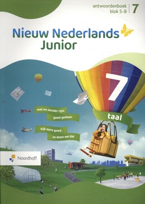 Afbeeldingen van Nieuw Nederlands Junior Taal groep 7 blok 5-8 Antwoordenboek