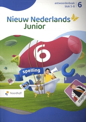Afbeeldingen van Nieuw Nederlands Junior groep 6 blok 5-8 spelling Antwoordenboek