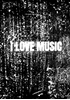 Afbeelding van Notenschrift- Notenbalken- I love music (A5) Allets comfort