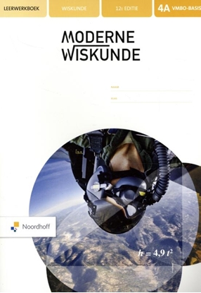 Afbeeldingen van Moderne Wiskunde 4a vmbo-basis Leerwerkboek