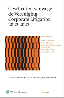 Afbeeldingen van Geschriften vanwege de Vereniging Corporate Litigation 2022-2023