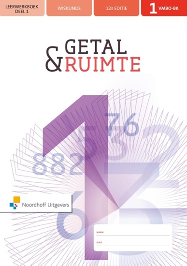 Afbeelding van Getal & Ruimte 12e ed vmbo-bk 1 leerwerkboek deel 1 + 2 (incl. rekenkatern)