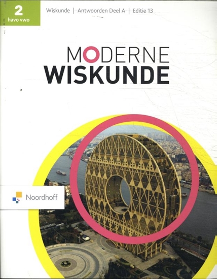 Afbeelding van Moderne Wiskunde 2 havo vwo Antwoordenboek A