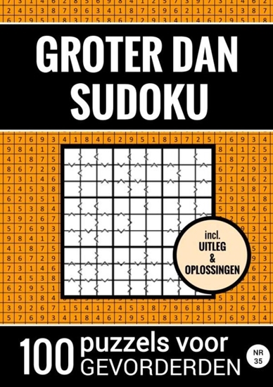 Afbeelding van Groter Dan Sudoku - 100 Puzzels voor Gevorderden - Nr. 35