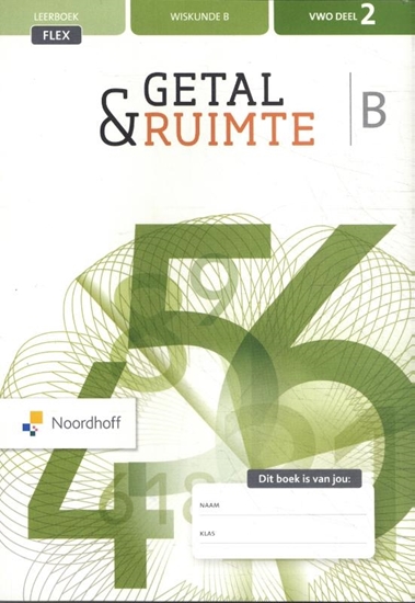 Afbeelding van Getal & Ruimte B vwo deel 2 leerboek flex
