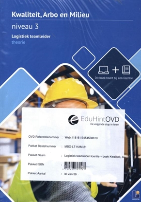 Afbeeldingen van Kwaliteit, Arbo en Milieu niveau 3 logistiek teamleider Theorieboek