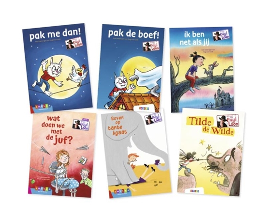 Afbeelding van AVI-lezen met Paul van Loon Pakket AVI-lezen met Paul van Loon groep 3 (6 titels)