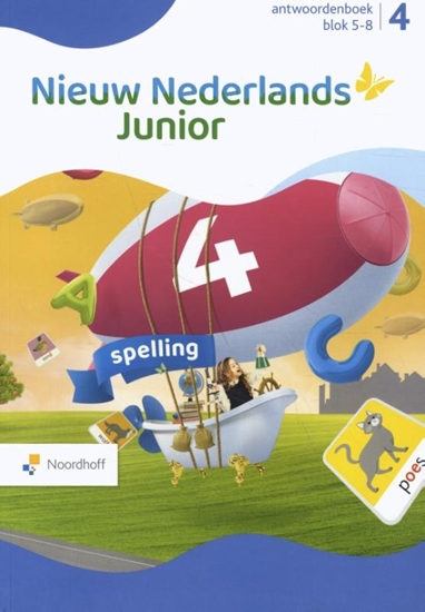 Afbeelding van Nieuw Nederlands Junior Spelling groep 4 blok 5-8 antwoordenboek