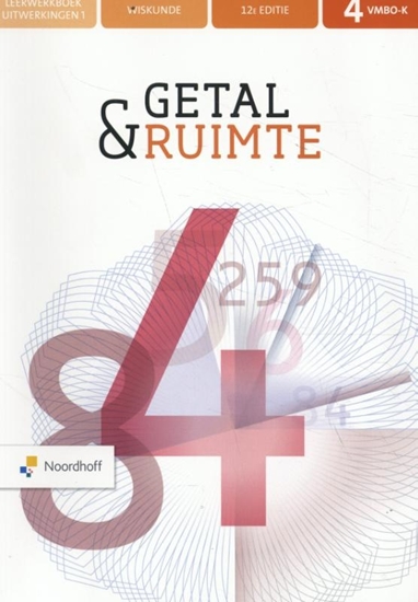 Afbeelding van Getal & Ruimte 4 vmbo-k leerwerkboek uitwerkingen deel 1