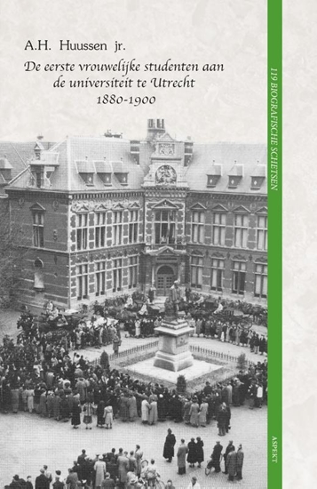 Afbeelding van De eerste vrouwelijke studenten aan de universiteit te Utrecht 1880 - 1900