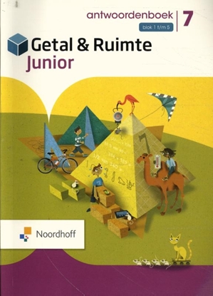 Afbeeldingen van Getal & Ruimte Junior Groep 7, Blok 1 t/m 5 Antwoordenboek