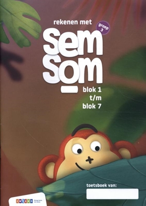 Afbeeldingen van Rekenen met Semsom Groep 3 blok 1 t/m blok 7 toetsboek