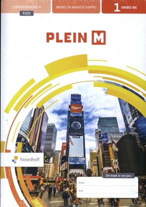 Afbeeldingen van Plein M 1 vmbo-bk mens en maatschappij Leerwerkboek A + B