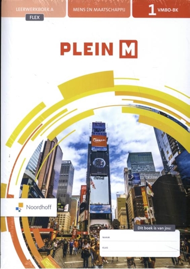 Afbeelding van Plein M 1 vmbo-bk mens en maatschappij Leerwerkboek A + B