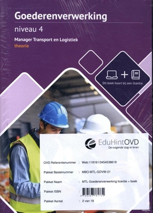 Afbeeldingen van Goederenverwerking Niveau 4 manager transport en logistiek Theorieboek