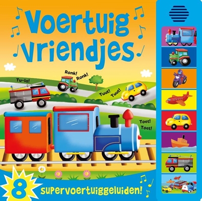Afbeeldingen van Voertuigvriendjes - Geluidenboek