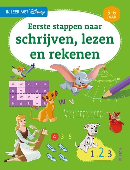 Afbeelding van Disney Eerste stappen naar schrijven, lezen en rekenen 5-6 jaar