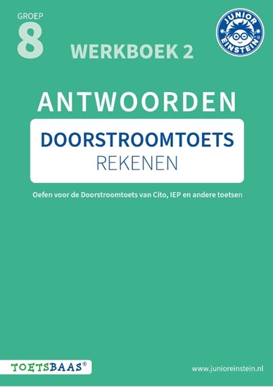Afbeelding van Doorstroomtoets Rekenen groep 8 Antwoordenboek 2