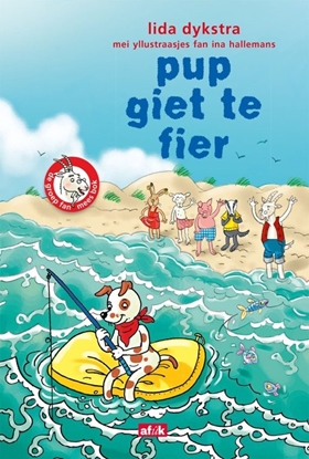 Afbeeldingen van de groep fan mees bok pup giet te fier