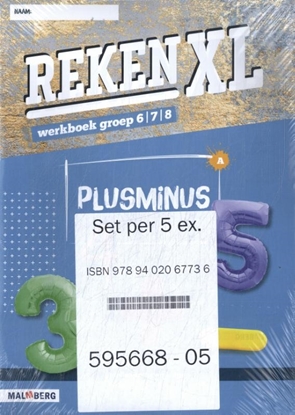 Afbeeldingen van RekenXL (set 5) groep 6/7/8 Leerwerkboek