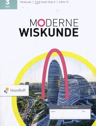 Afbeeldingen van Moderne Wiskunde 3 vwo FLEX boek A