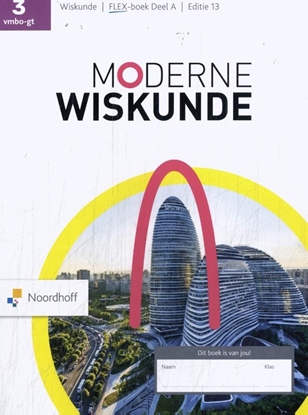 Afbeeldingen van Moderne Wiskunde 3 vmbo-gt Flex-boek A