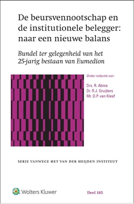Afbeeldingen van De beursvennootschap en de institutionele belegger: naar een nieuwe balans