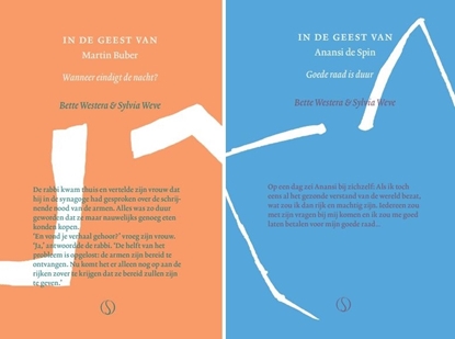 Afbeeldingen van In de geest van 4 x In de geest van Martin Buber & 4 x In de geest van Anansi de Spin