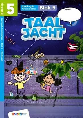 Afbeeldingen van Taaljacht groep 5 blok 5-6 spelling & grammatica werkboek