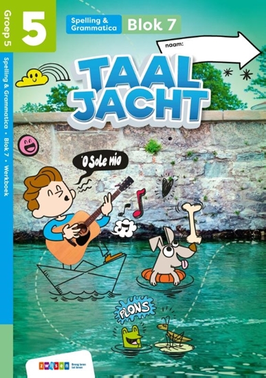 Afbeelding van Taaljacht groep 5 blok 7-8 spelling & grammatica werkboek