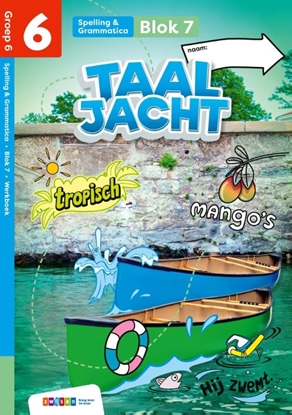 Afbeeldingen van Taaljacht groep 6 blok 7-8 spelling & grammatica werkboek