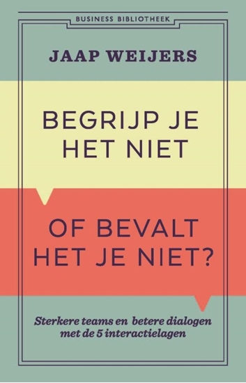 Afbeelding van Business Bibliotheek Begrijp je het niet of bevalt het je niet?